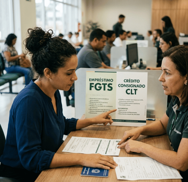 Pode ter empréstimo FGTS e CLT ao mesmo tempo, Entenda as regras, Credtimes Consórcio Empréstimo Seguros Finanças Financiamento investimentos dinheiro Capa Web Stories